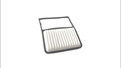 High quality air filter fabric car air filter for 17801- B1010