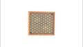 Efficient auto air filter car OEM 55560894/ ELP9132 with pleated paper material